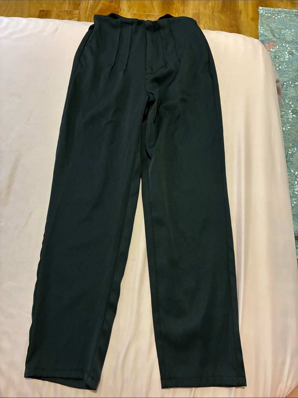 Black Men's Dress Pants - Classic Straight Leg